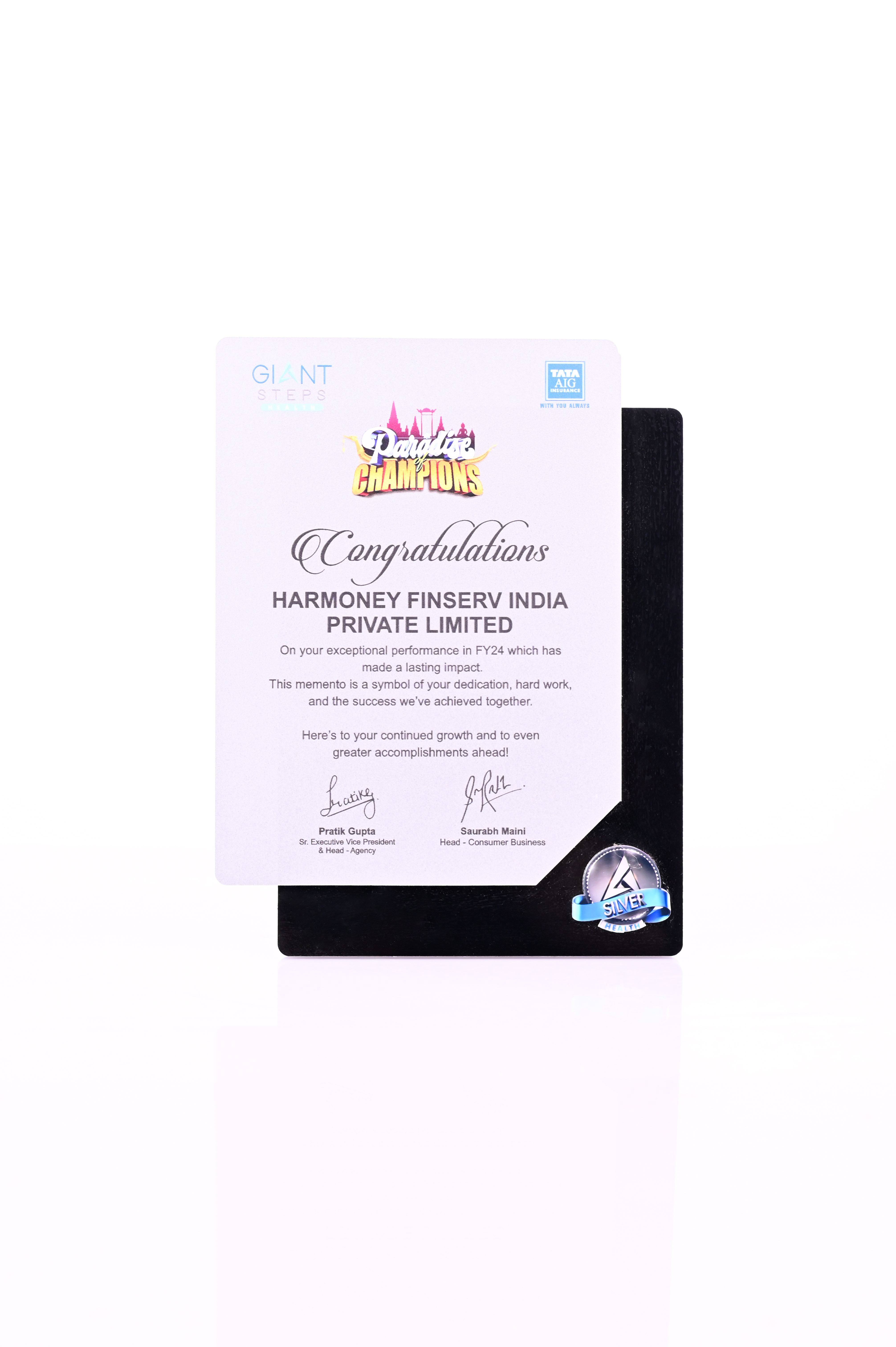 Tata AIG General Insurance Award